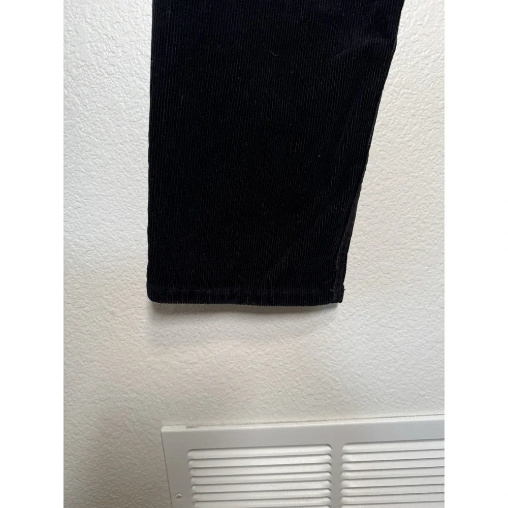 Banana Republic Women's Sz 29 Black High‎ Rise Straight Fit  Corduroy NWT